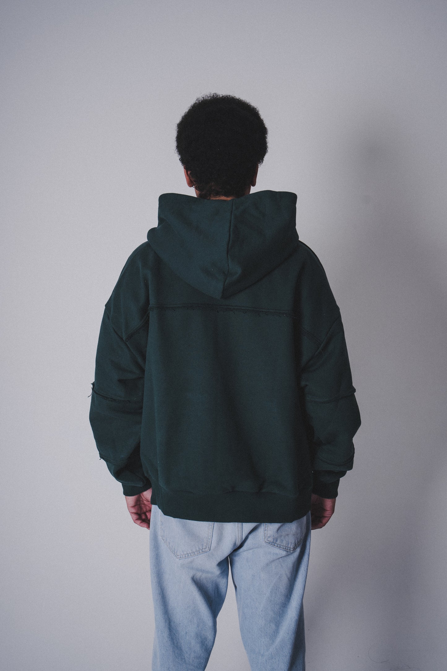 Hoodie "ZBAGGOWANI" Bottle Green