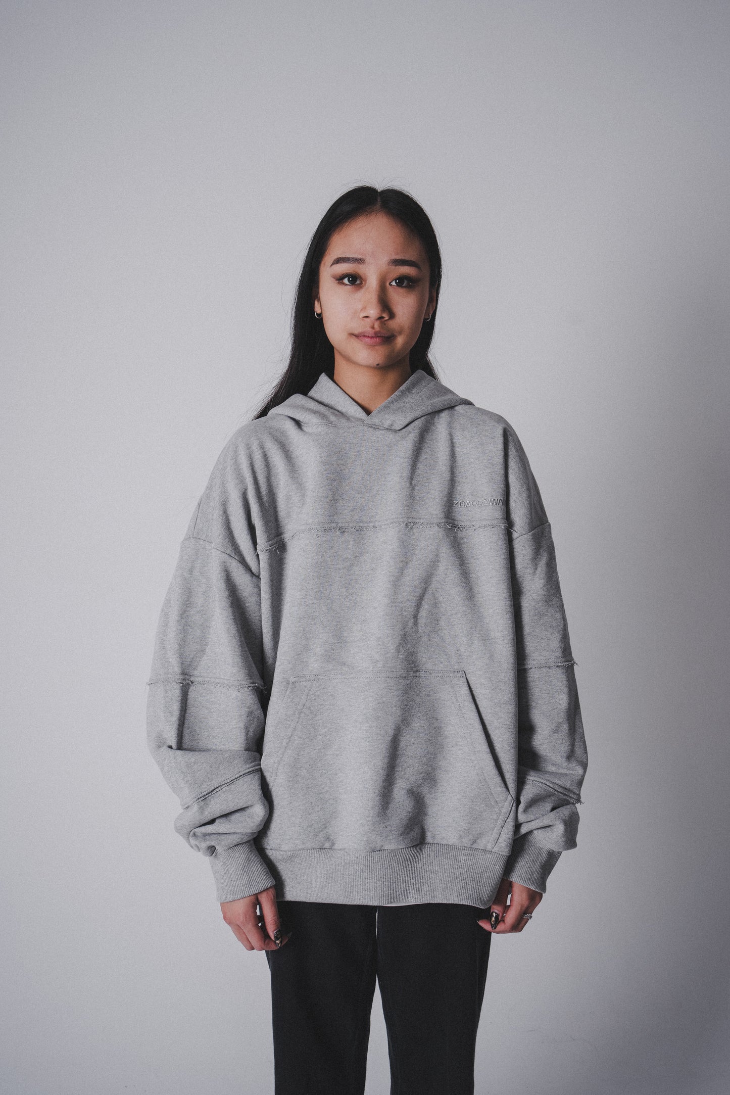 Hoodie "ZBAGGOWANI" Grey