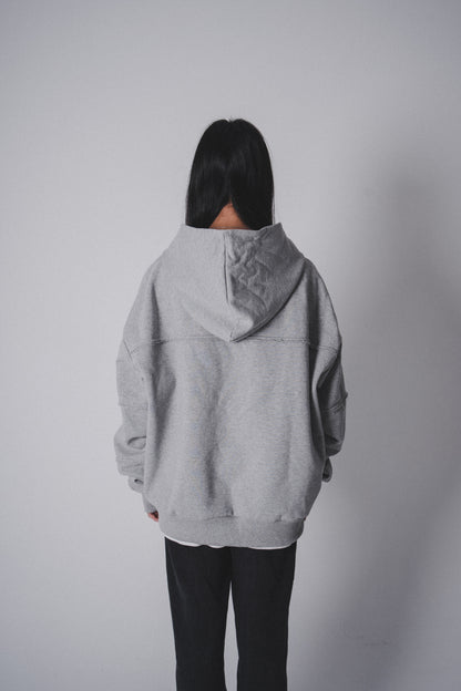 Hoodie "ZBAGGOWANI" Grey